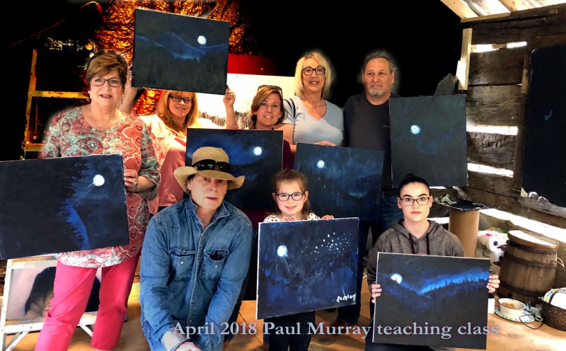 Paul Murray art Classs - tone on tone April 2018