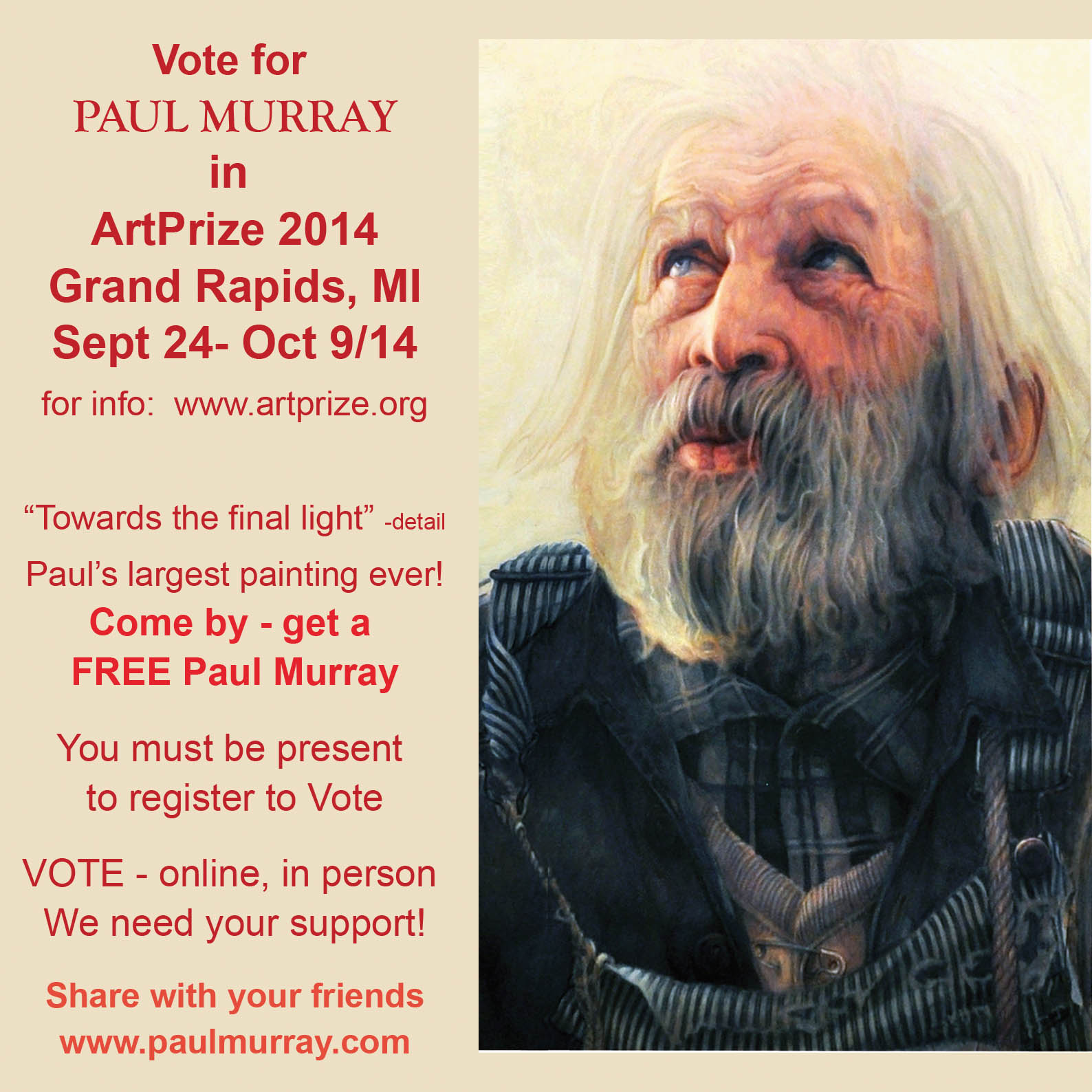 You are currently viewing VOTE Paul Murray in Grand Rapids, Michigan