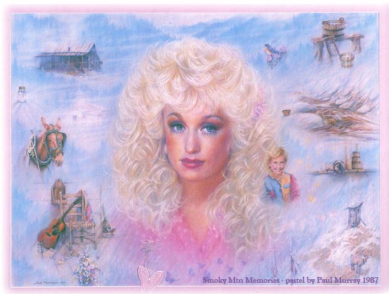 Dolly Parton original pastel email